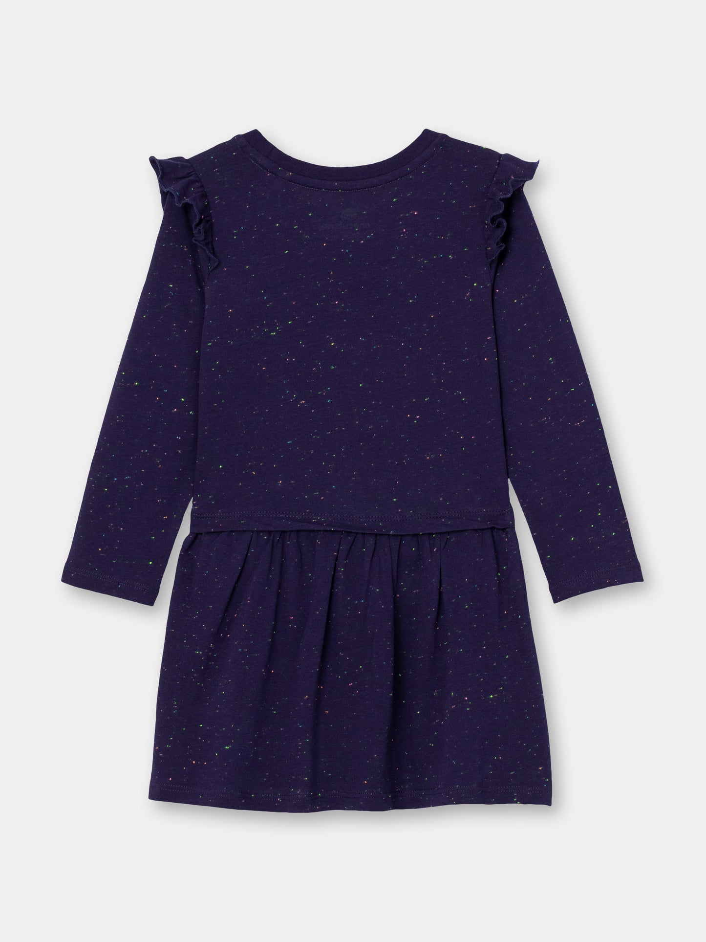 Long Sleeve Dress with Monster Friends Graphic - Dark Blue