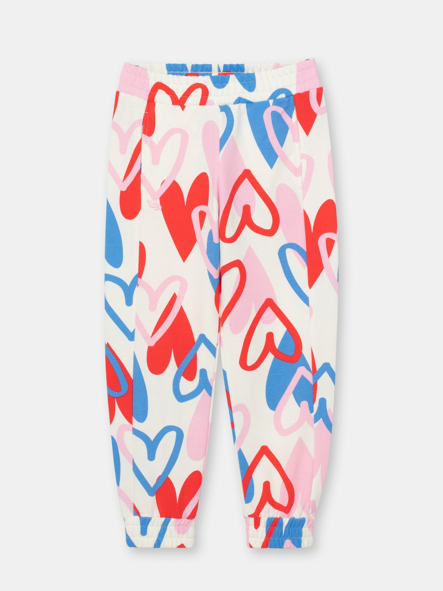 Patterned Jogger Sweatpants (in Heart Graffiti) - Multicolor