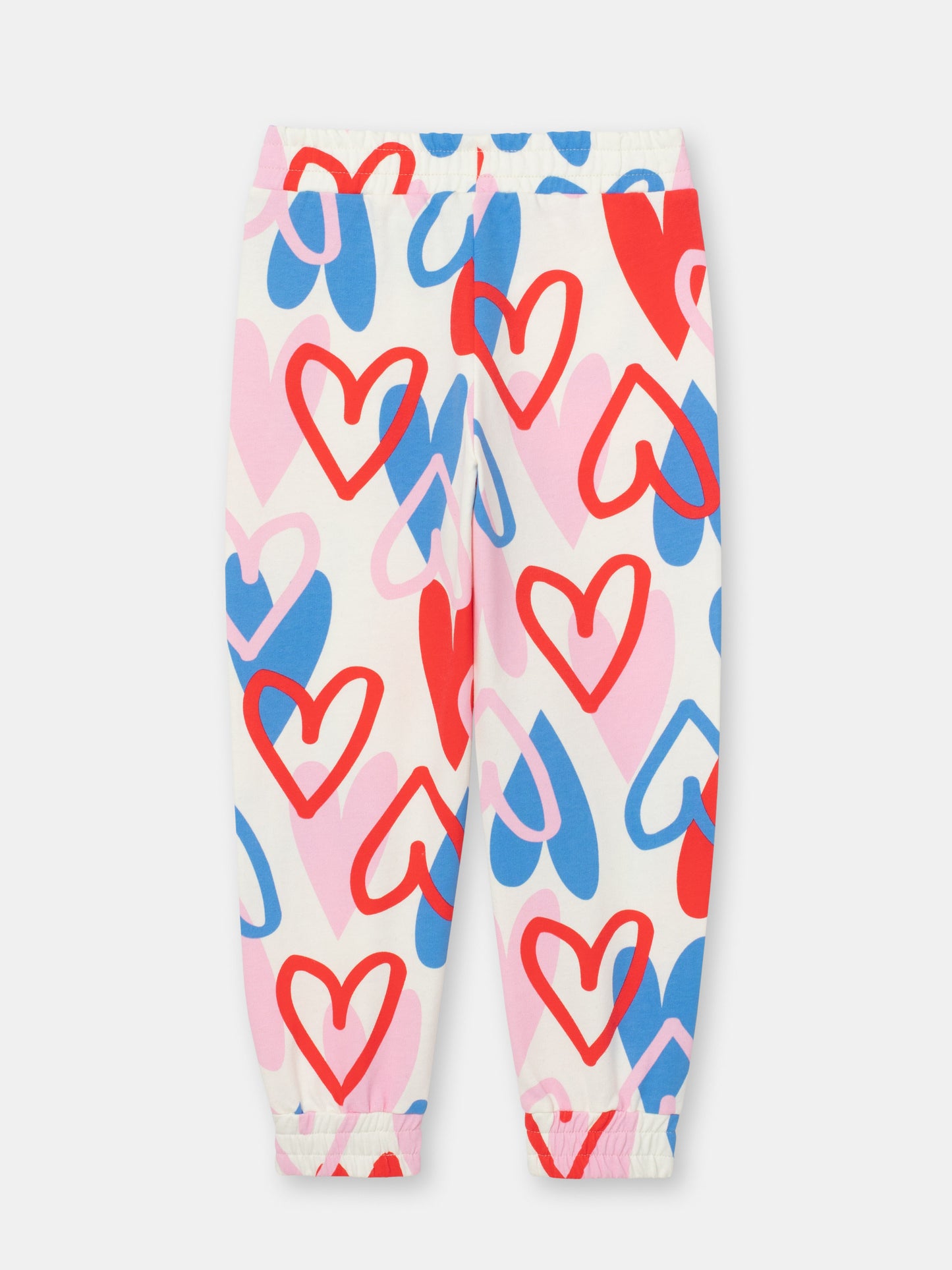 Patterned Jogger Sweatpants (in Heart Graffiti) - Multicolor