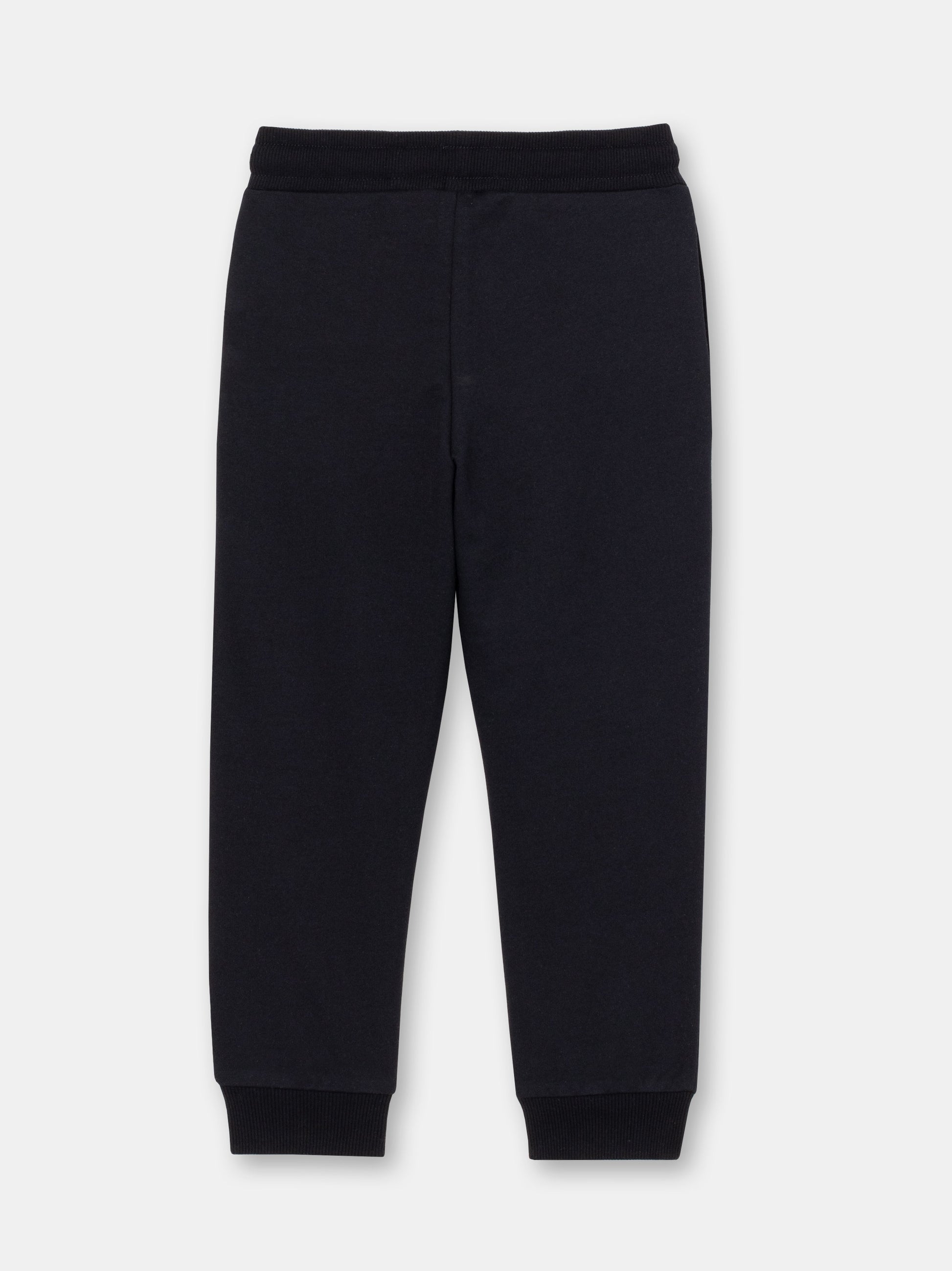 CWKB 70075-22-283 - Cherubino boys black pants with kung fu print - back