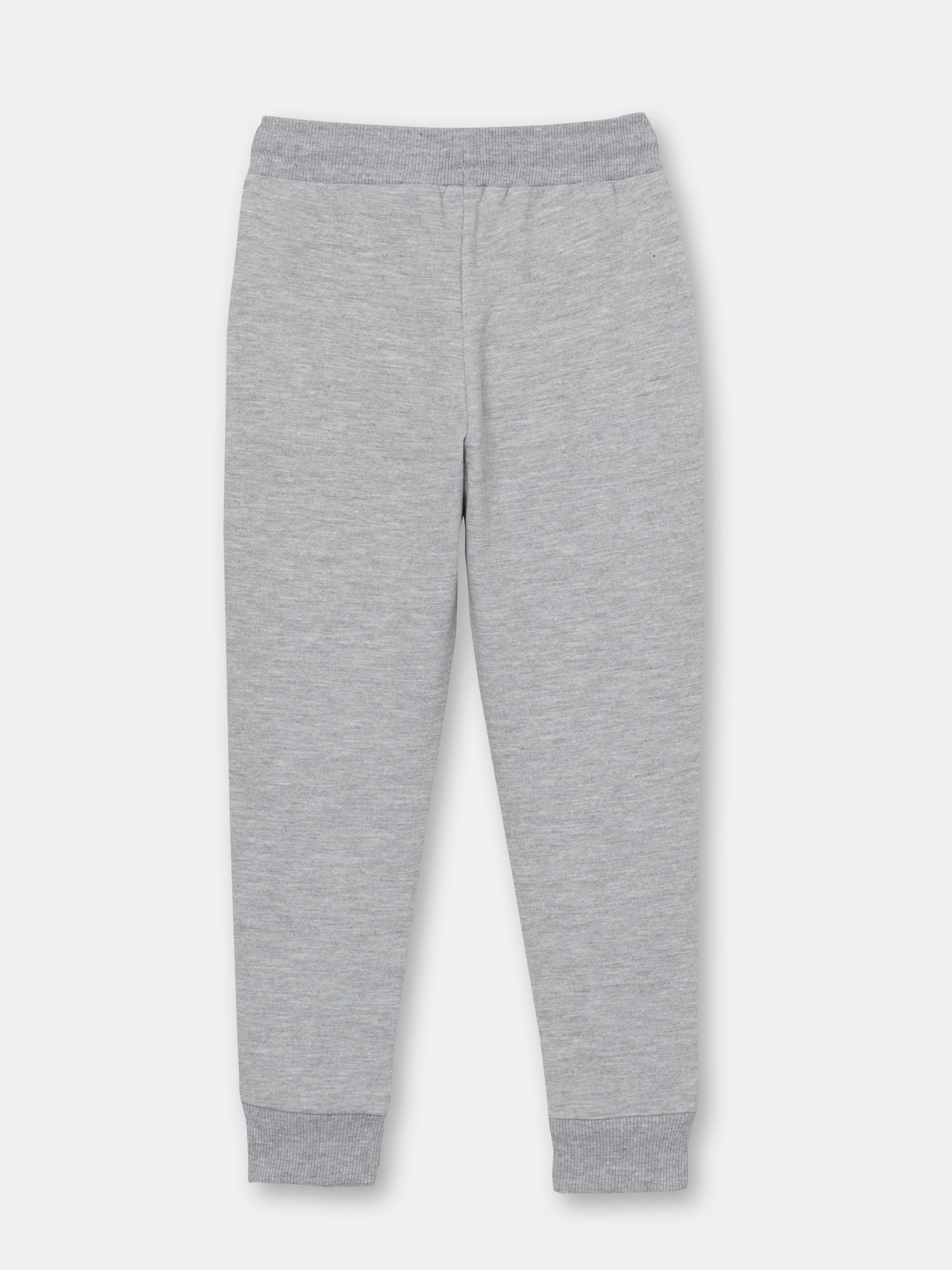 CWKG 70072-11-282 - Cherubino girls light grey melange pants with sunshine embroidery - back